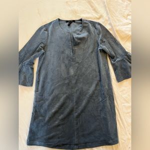BCBG suede dress